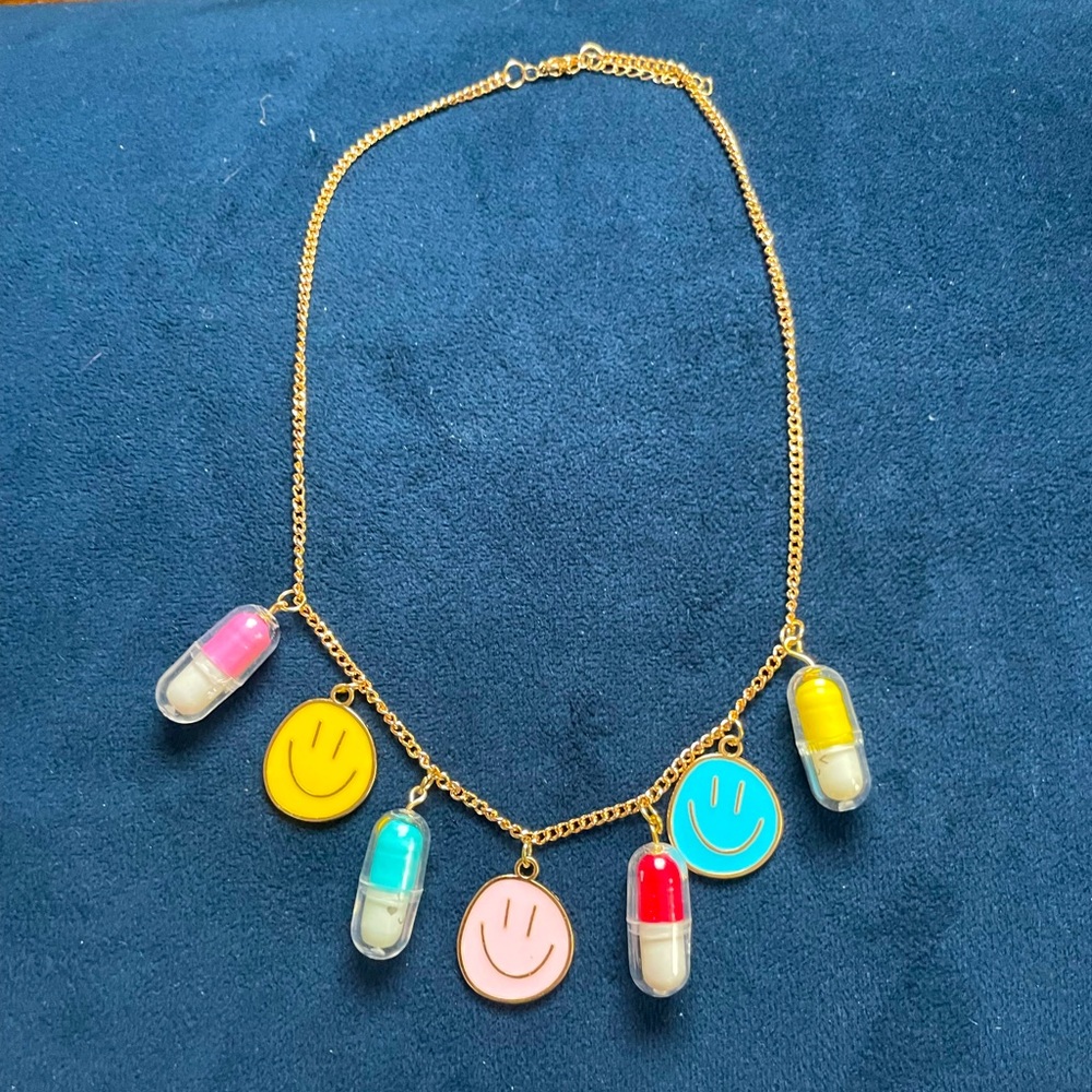 Happy-Go-Lucky Custom Charm Necklace